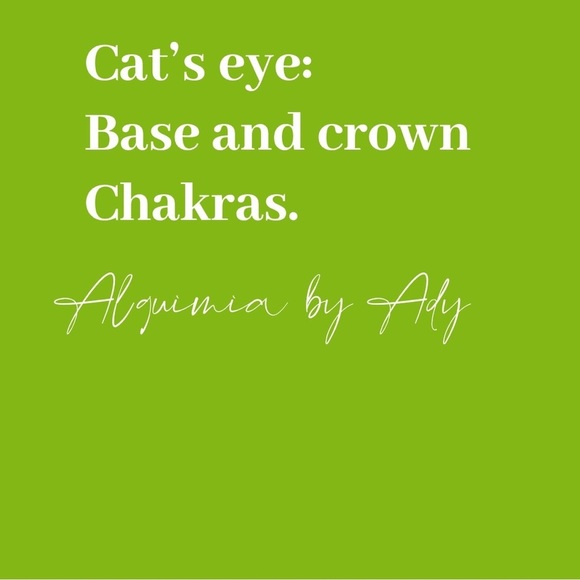 Cat’s eye multiple charms gold chain necklace - Picture 3 of 4